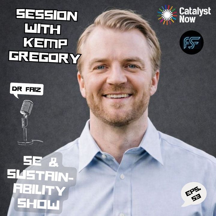 Podcast cover for Turning Oil Wells into Energy Storage with Kemp Gregory, focused on energy storage, climate tech, and the clean energy transition.